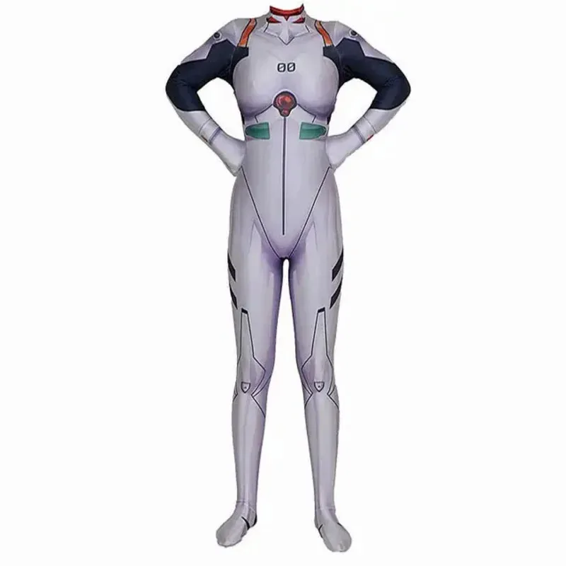 AA 1 Bear House Costume Anime Ikari cosplay costumes Shinji jumpsuit boys man Zentai Halloween body w1a2t New 2025