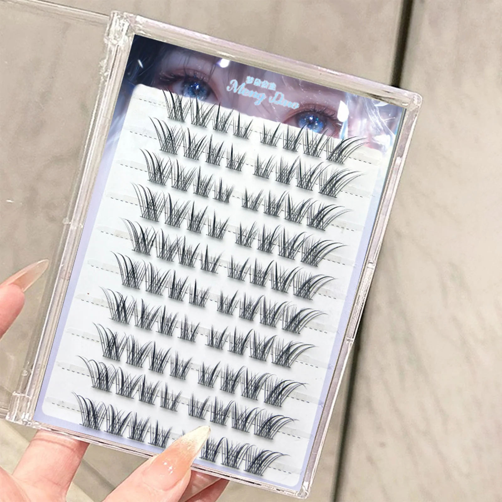 Fox- Style manga الرموش الصناعية ملحقات 9-14 مللي متر مختلط طول أسود C حليقة مجنح رموش اصطناعية للنساء اكسسوارات ماكياج #2