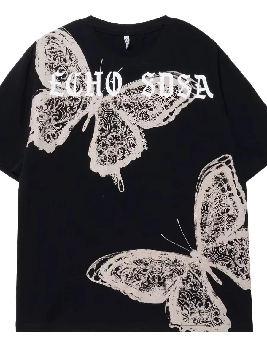 Y2k T Shirt for men New Fashion Summer Hawaii Streetwear Pullover Vintage Clothes Short SleeveT-Shirts image 3