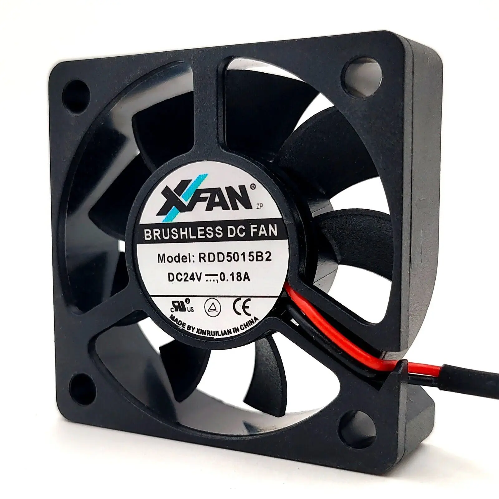 XFAN RDD5015B2 5cm 50mm 50x50x15mm DC24V 0.18A Double Ball Bearings High-Volume Fan for Inverter