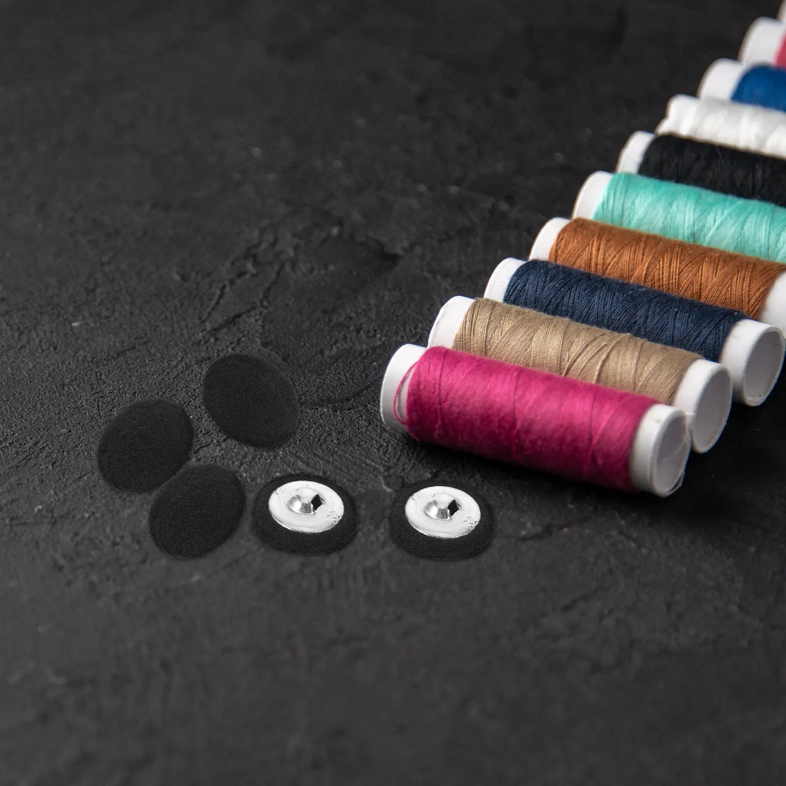 

100Pcs Cashmere Coat Buttons 20Mm Round Replacement Fasteners for Jackets Sweaters Suits Winter Wear Sewing Projects Metal Back