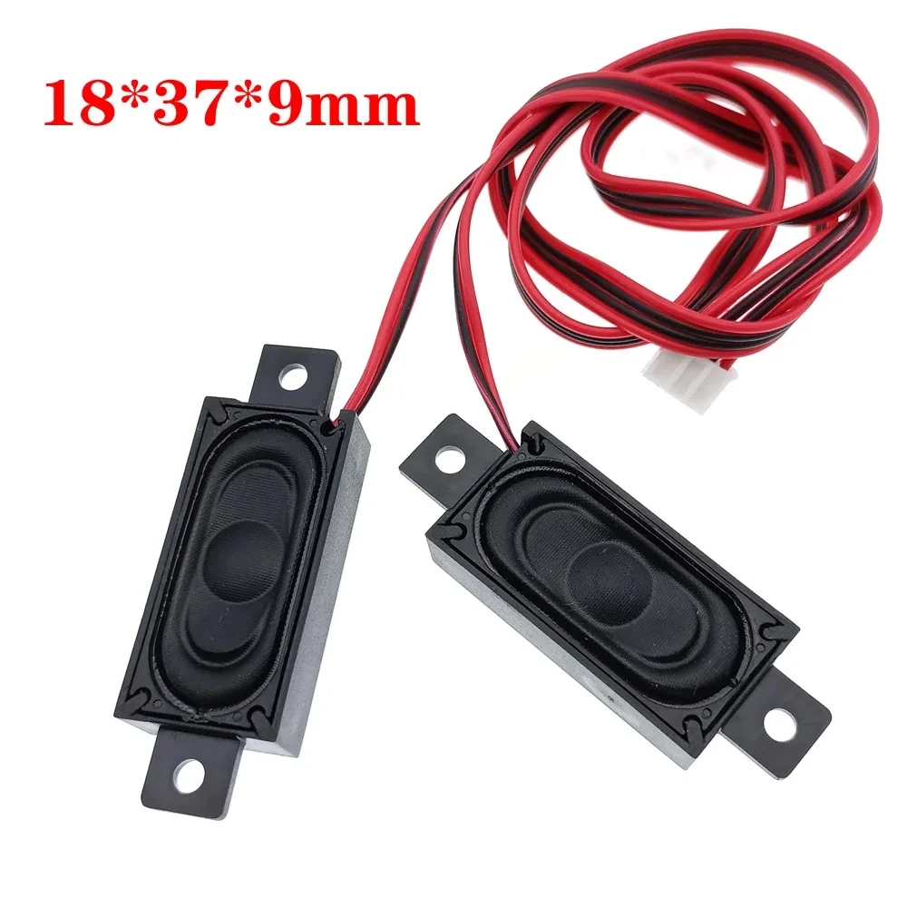 1Pair LCD Monitor/TV Speaker Connector Horn 2W 8R 1853 1635 2364 Loud speaker 16*35*6mm/18*53*9mm/23*64*18mm thickness 18MM