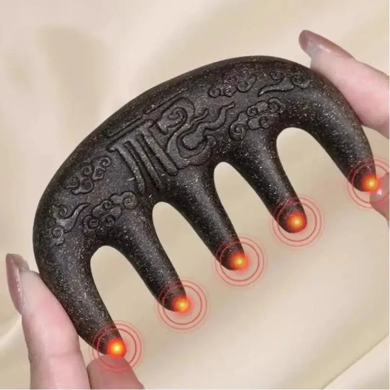 Natural Herbal Hair Massage Comb 1Pcs Portable Scalp Care Tool Promotes Hair Growth Improves  for Home Daily Use