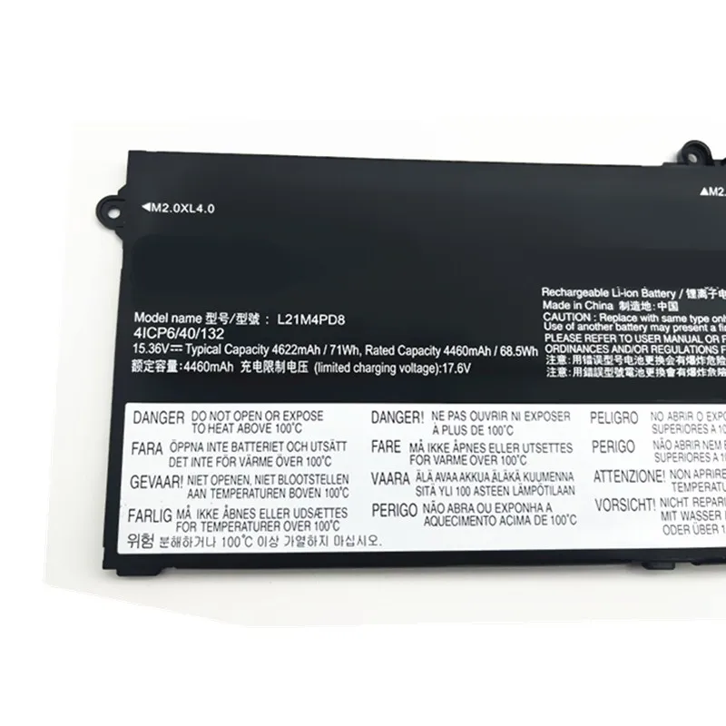 15.36V 71Wh L21L4PD8 Battery L21M4PD8 L21C4PD8 for Lenovo ThinkBook 16 G4 ARA IAP 21CY005 21D1001 21CY002 21CY004 21CY0