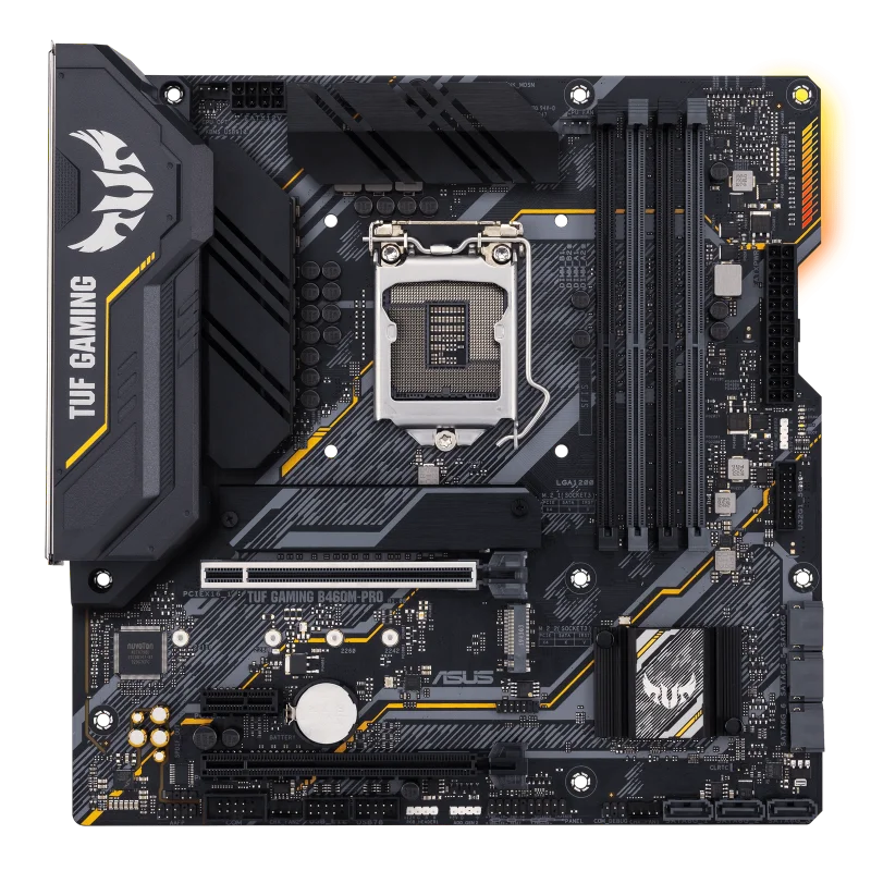 Usado ASUS TUF GAMING B460M Pro mATX Intel B460 DDR4, SATA 6 Gbps, USB 3.2 Gen 1 128G LGA 1200 CPU Placa-mãe
