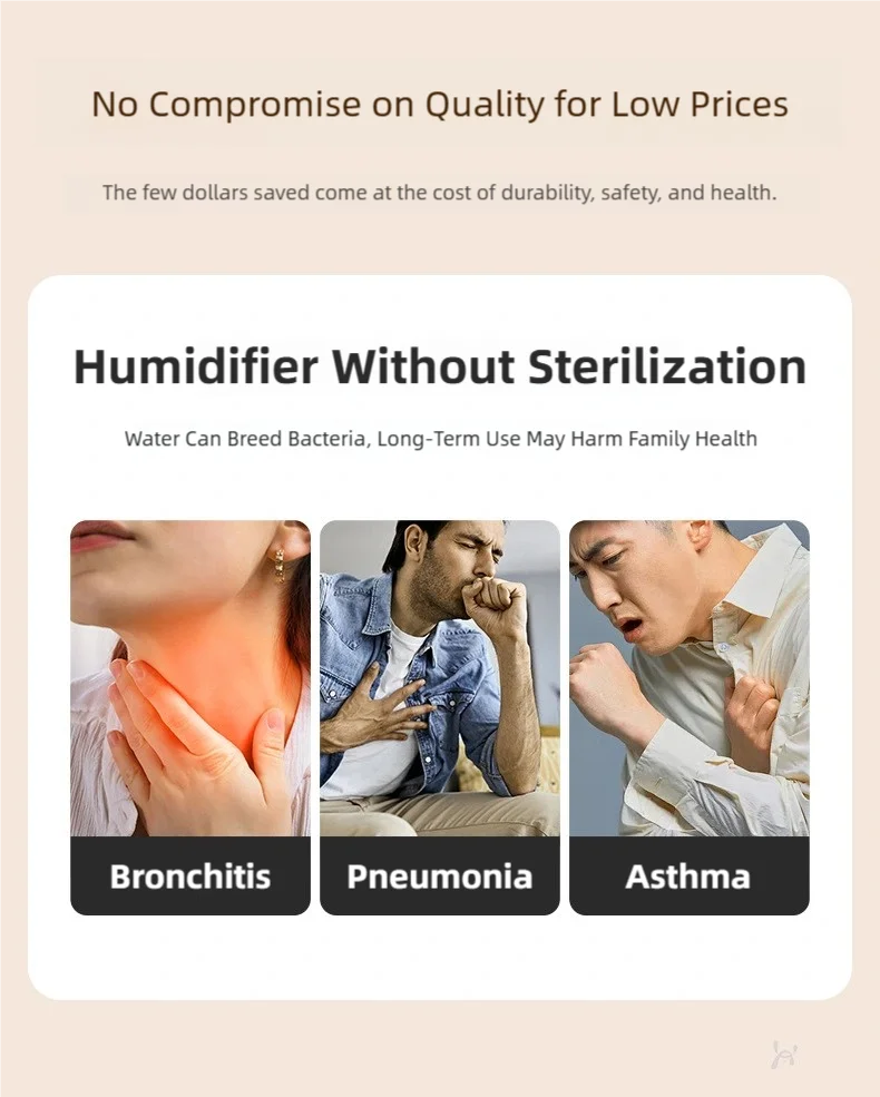 TINSOL 2500ml Digitaler Dual-Spray-Luftbefeuchter mit USB-Anschluss, Aroma-Luftbefeuchter für ätherische Öle, Dreistufiger Nebel-Luftbefeuchter für das Schlafzimmer – Detail 6