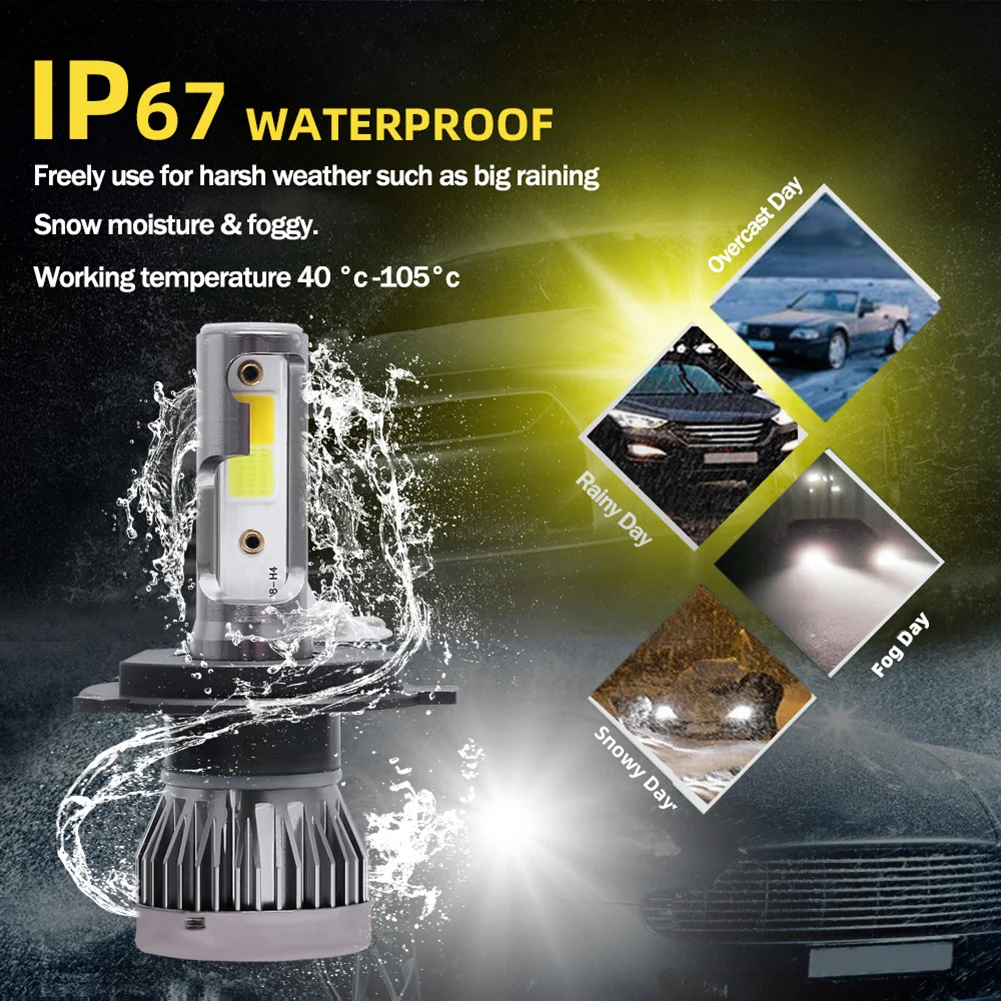 

36 Вт автомобильные фары дальнего и ближнего света, регулируемые фары дальнего и ближнего света для внедорожников