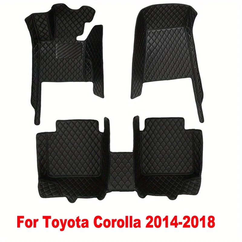 

Изготовленный на заказ автомобильный коврик с полным покрытием для Toyota Corolla 2014-2018 года, идеальная посадка, простой в установке автомобильные аксессуары для интерьера