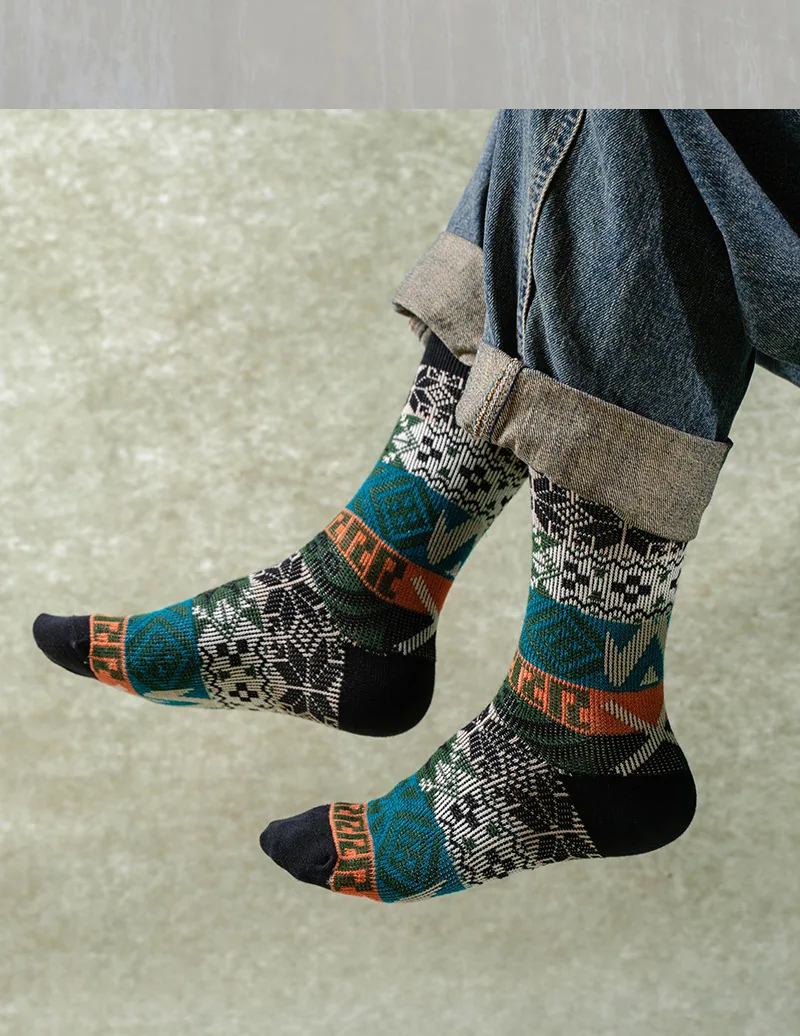 Cool Design Winter Socks Warm Socks Man Cowboy Socks Unisex Socks Woman Socks Man Socks