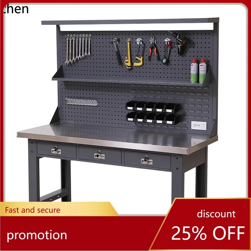 CZ  Stainless Steel Workbench Assembly Maintenance Inspection Operation Table Heavy Duty Fitter Desk
