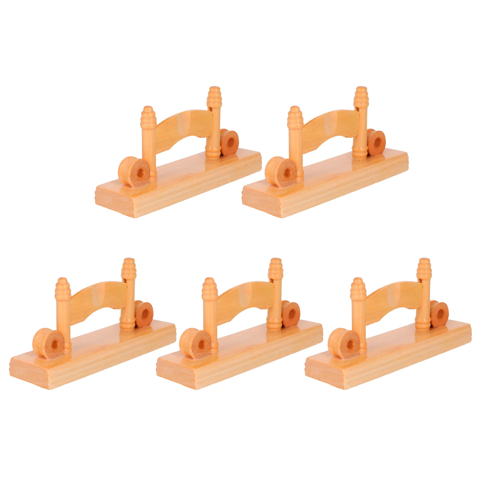 

5pcs Fan Holder Stand: Wooden Folding Display Rack For Handheld Chinese Japanese Fans Decorative Home Office Study Organizer