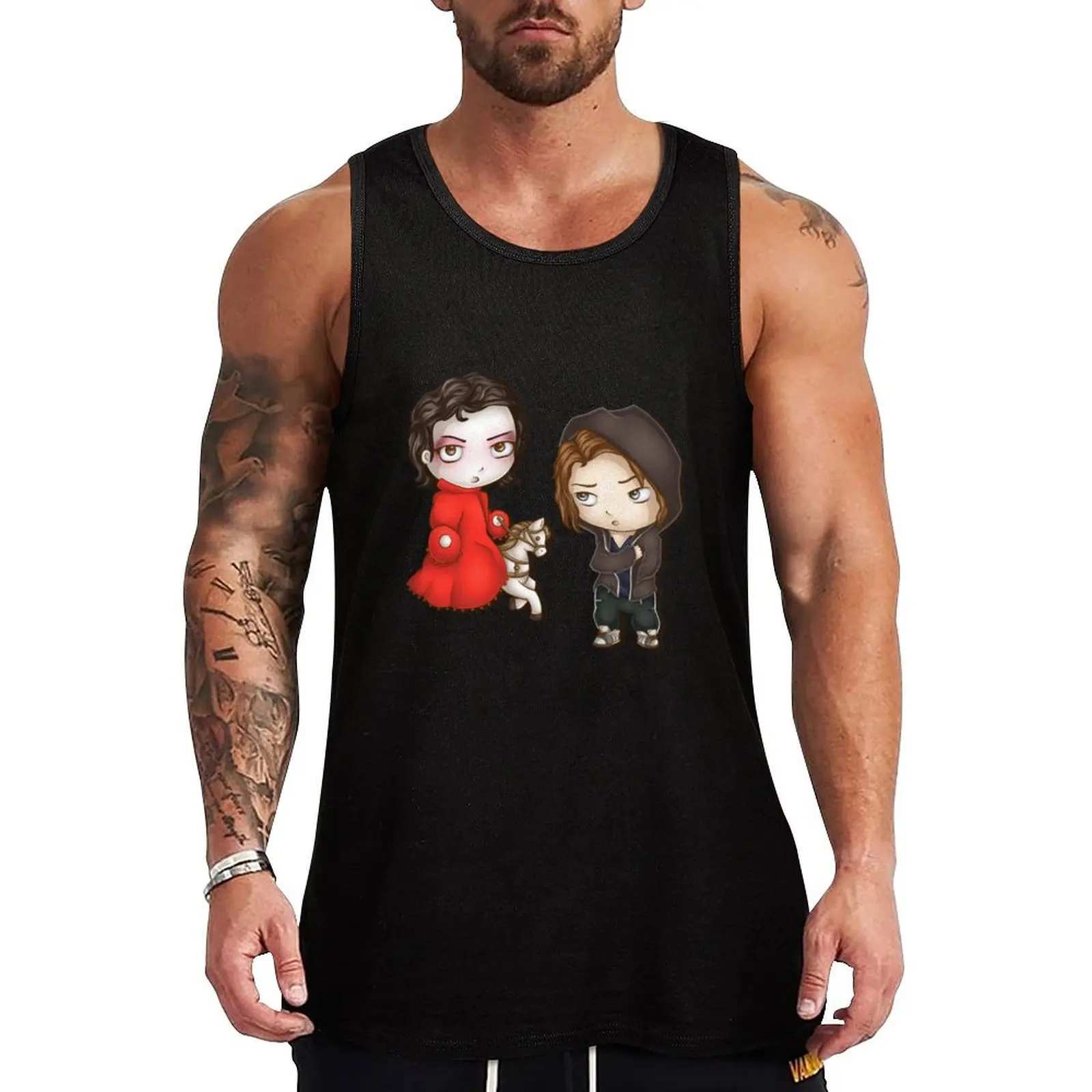 

Ylvis - Intolerant Tank Top Text Print Tank Top Letter Graphic Casual Sleeveless