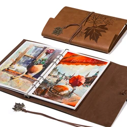 LIGHTWISH Watercolor Sketchbook,100% Cotton Acid Free Watercolor Journal, Watercolor Paper for Artists, 20 Sheets, 9.25*6.3 Inch