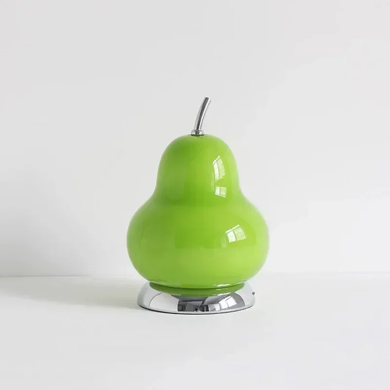 Pre-loved Bauhaus French cream pear study charging touch portable atmosphere sense of small night table lamp