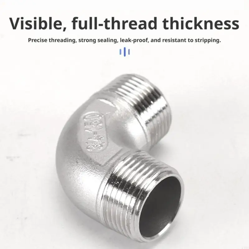  Stainless Steel 90 Degree Threaded Elbow Fitting for Daily Plumbing Repair