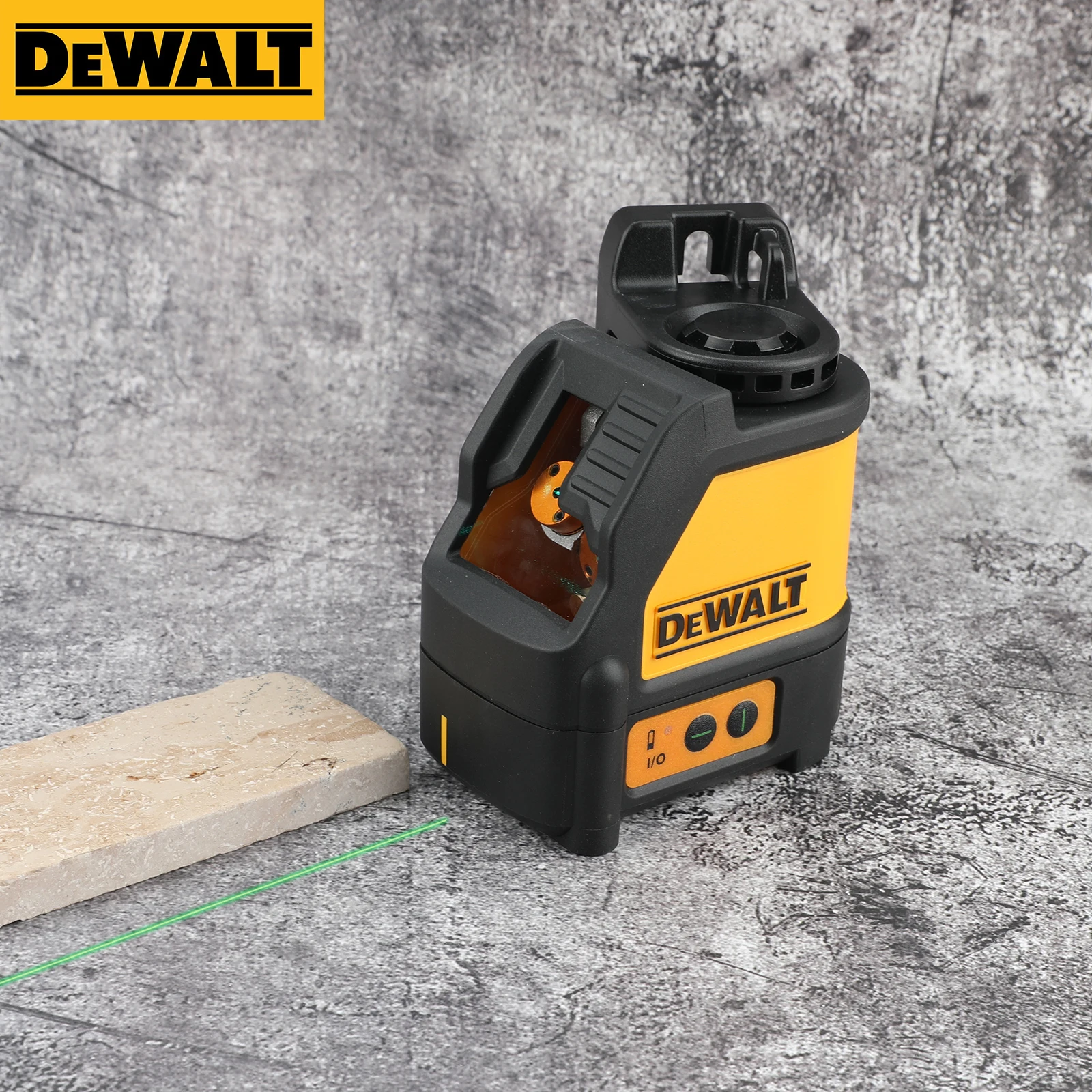 

DEWALT DW088CG Laser Level 2-Line High Precision Cross Green Light Automatic Alignment Rechargeable Portable Laser Level Tool