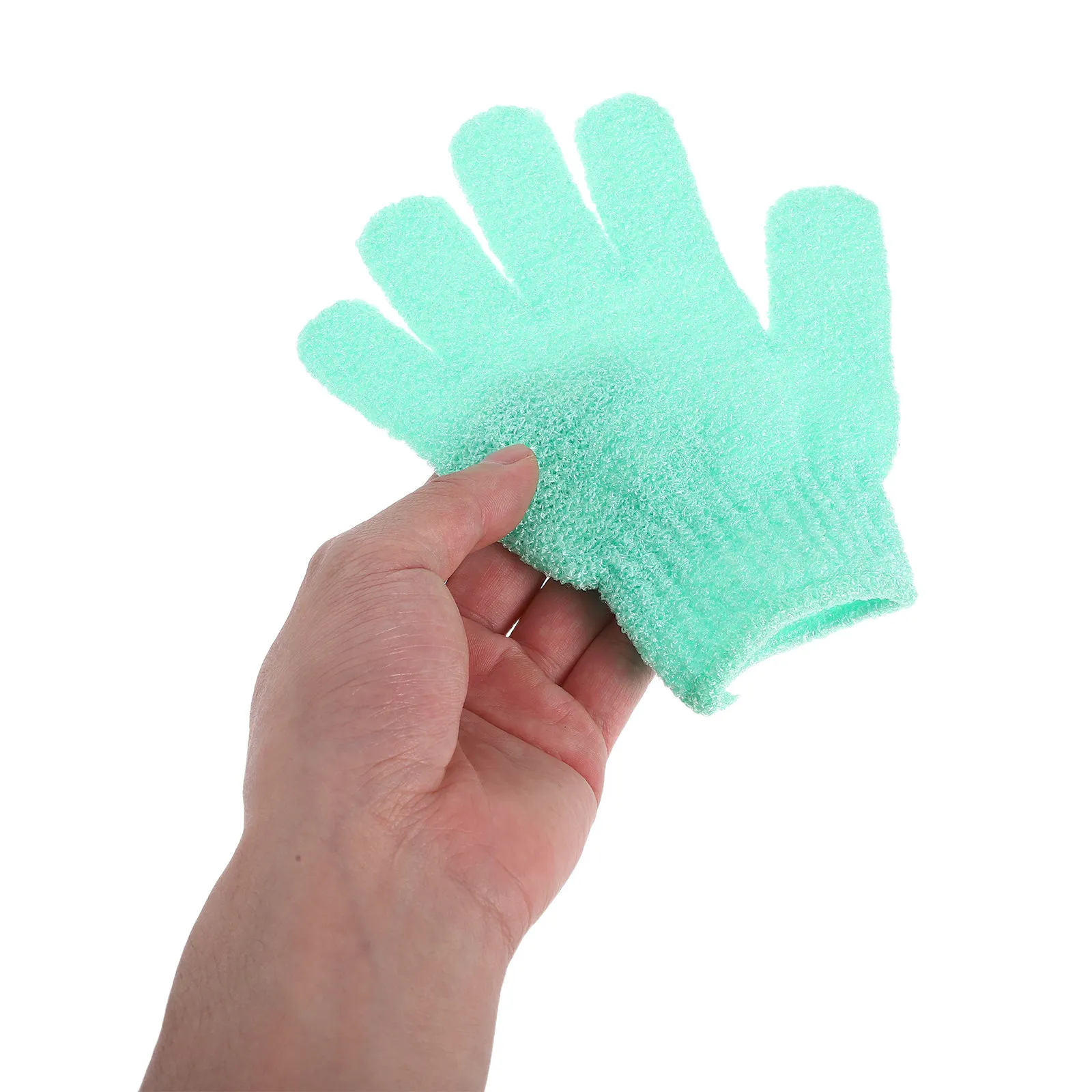 4Pairs Scrub Shower Glove For Shower Exfoliating Christmas Stocking Stuffers Bath Gloves Nylon Body Exfoliator