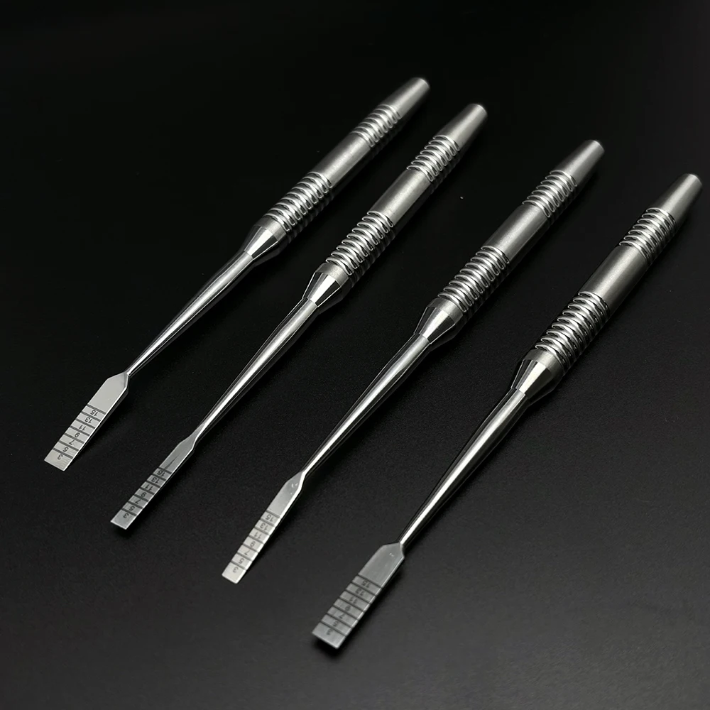 

4 pieces/set of dental implant instruments, Ochsenbein chisel bone cutter, bone fracture graft, and live root elevator