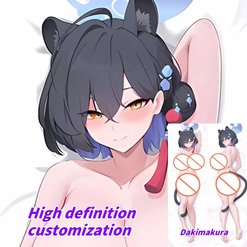 

Dakimakura Anime Blue Archive urushibara kaguya Double-sided Print Life-size Body Pillow Cover Bedding Gifts
