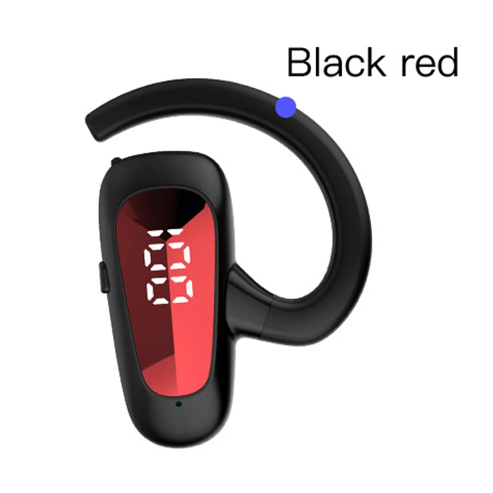 Wireless Bluetooth Headphones Digital Display Single Earbuds Ultra Long Standby Business Earphones HD Call Headset Mono Outdoor