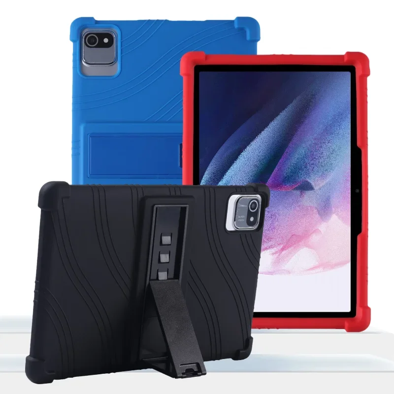 For Tabtrust T10B-B 10-inch tablet protective case, anti drop thick silicone cover Child friendly soft shell Adjustable Stand