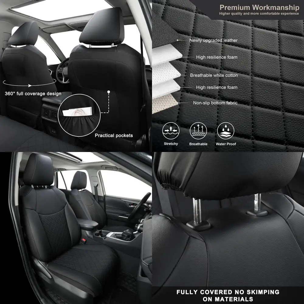 

Комплект из 2 чехлов на передние автомобильные сиденья на заказ, подходят для Toyota Corolla 2014 2015 2016 2017 2018 2019 Corolla L LE EcO XLE Sedan, Luxu