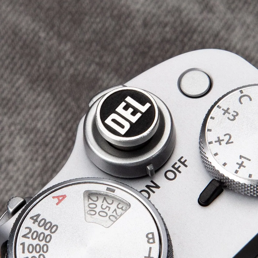 For Nikon ZF Fuji X100VI XM5 XT5 XE4 XT30III Sony A7M4 A7C2 Leica Camera Metal Hot Shoe Cover Shutter Button Soft Release Button - Image 3