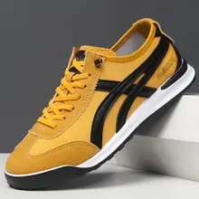 Tênis Masculino Leve para Corrida Sem Caço Primavera Outono Respirável Estilo Casual Moda Coreana Sola Plana