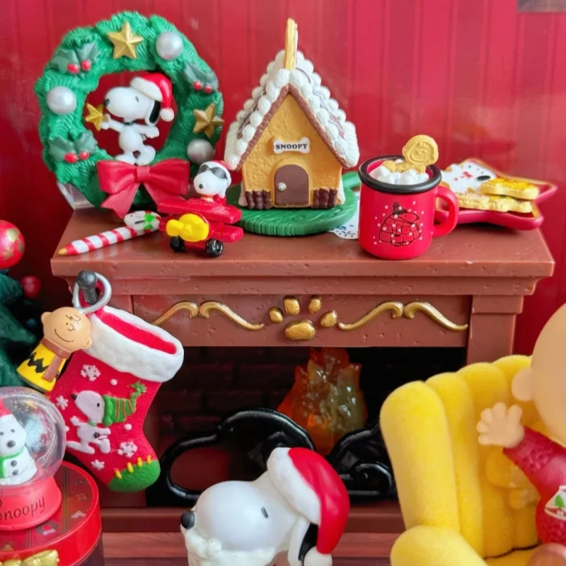 الأصلي ريمينت سنوبي ليلة عيد الميلاد Miniaturization الهدايا أيام الشتاء الدافئة إعادة معالجة Shokugan الديكور هدية الكريسماس لعبة