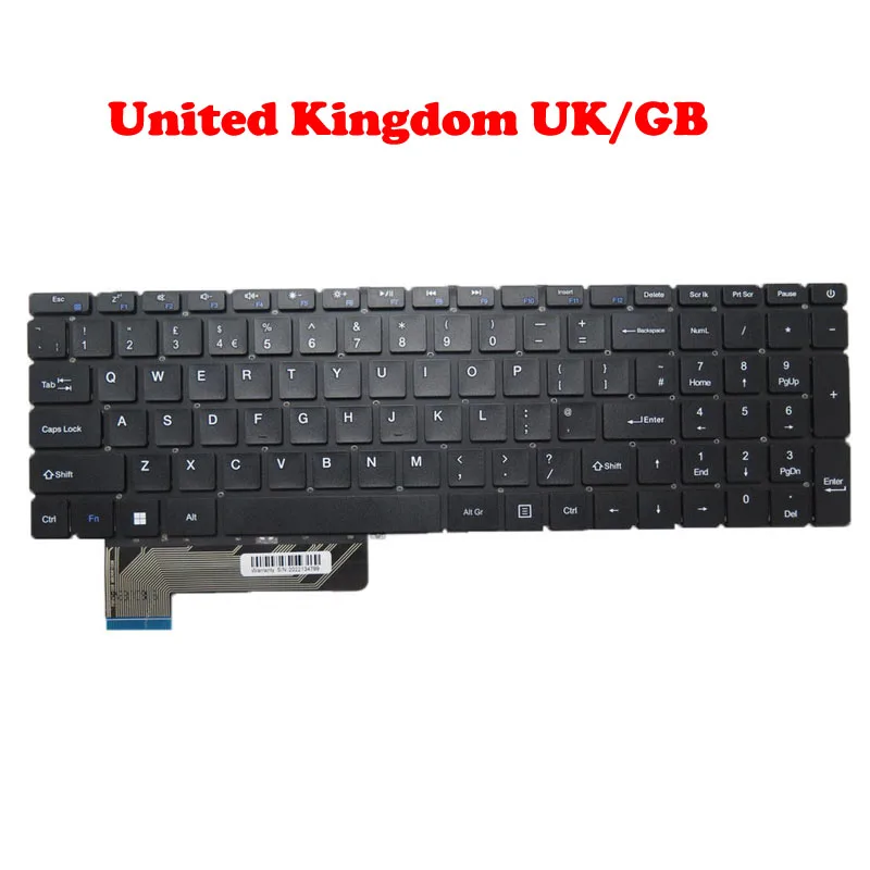 Clavier GWTN156-4 d'ordinateur portable pour passerelle GWTN156-4 GWTN156-4BL GWTN156-4BK GWTN156-4GR GWTN156-4PR anglais US UK JP noir/gris nouveau