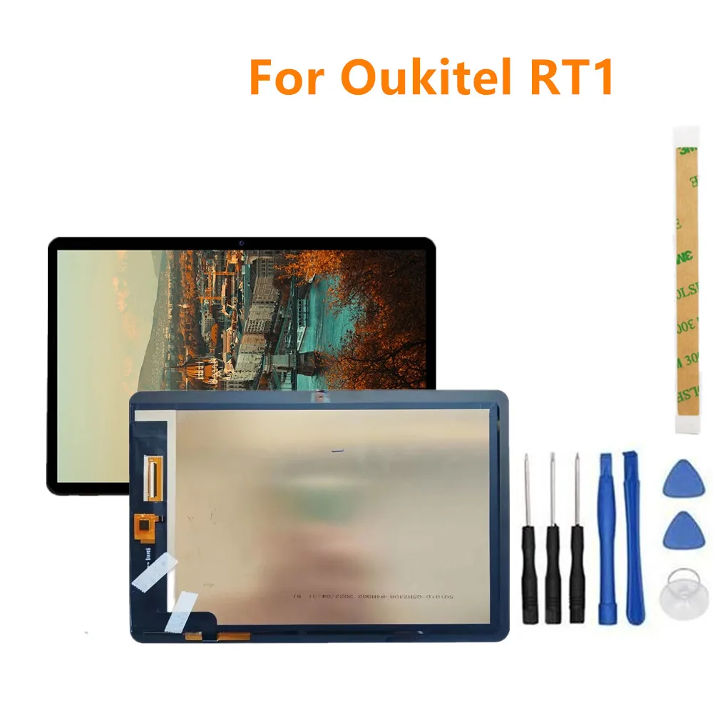 

New Original For Oukitel RT1 10.1" IP68 Rugged 4G Tablet PC Panel LCD Combo Display Touch Screen Assembly Glass Repair Parts