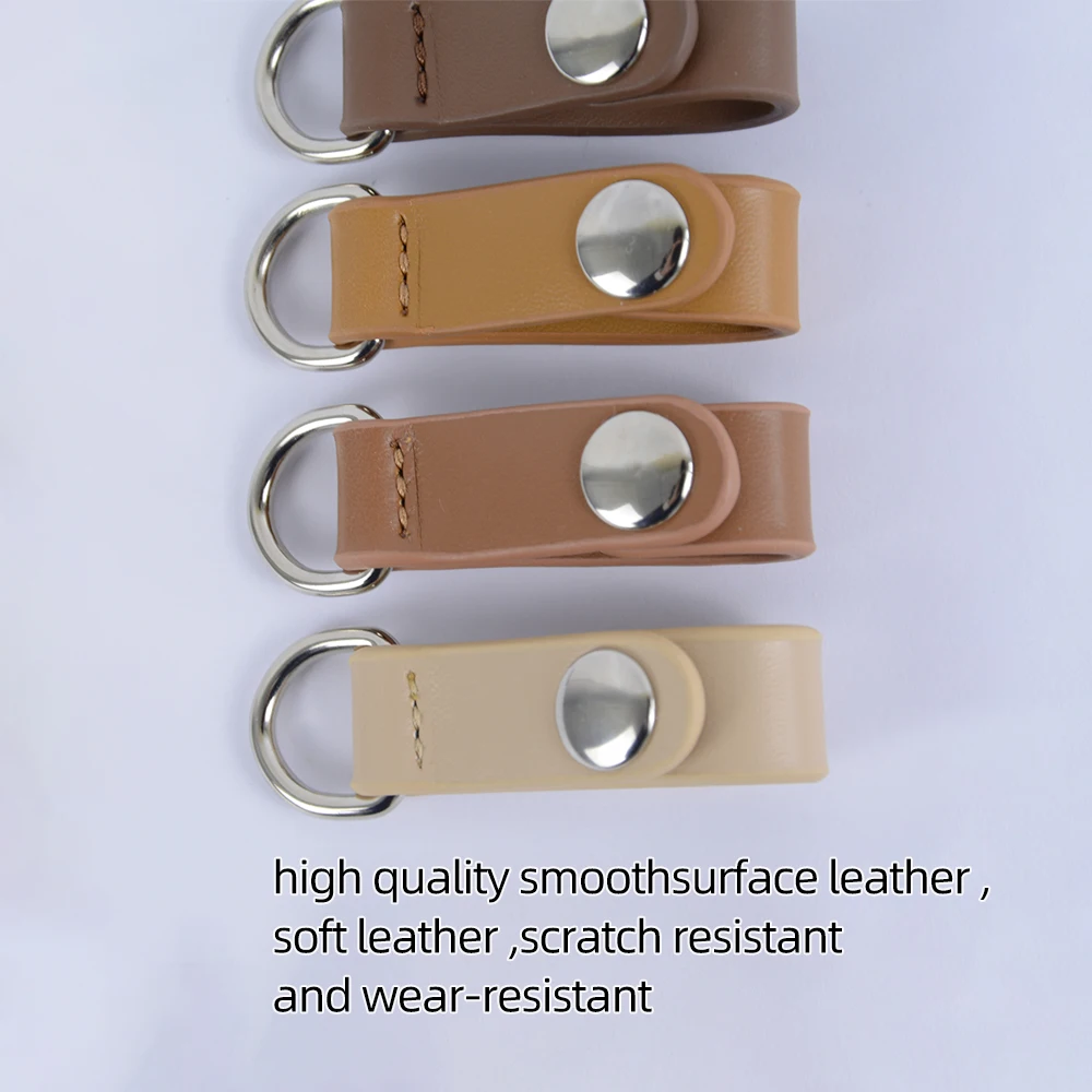 New 2 PCS Clip Closure for Obag Buckles PU Leather Hook Clips Hasp O Bag Accessories