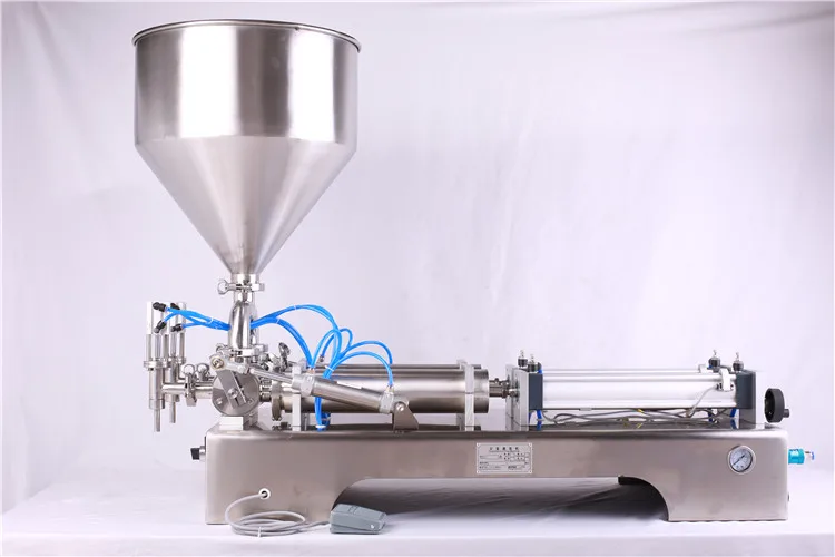 Automatic Electric Sauce Machines For Small Businesses Paste Filling Technical Equipment For Beverage Chemical Plastic Case