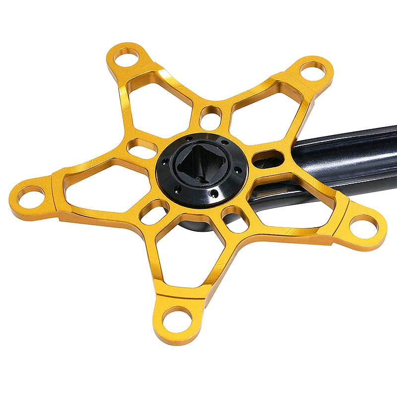 MEIJUN 412 Klappfahrrad-Kurbeln mit quadratischem Loch für Brompton EIEIO 170 mm Kettenradkurbel BCD 130 mm Fahrradteile aus Aluminiumlegierung – Detail 4