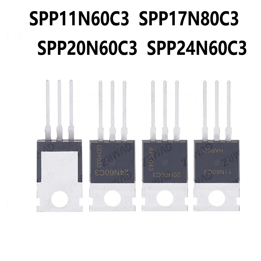 5/10PCS TO-220 SPP20N60C3 SPP24N60C3 SPP17N80C3 SPP11N60C3 SPP20N60C3 TO-220