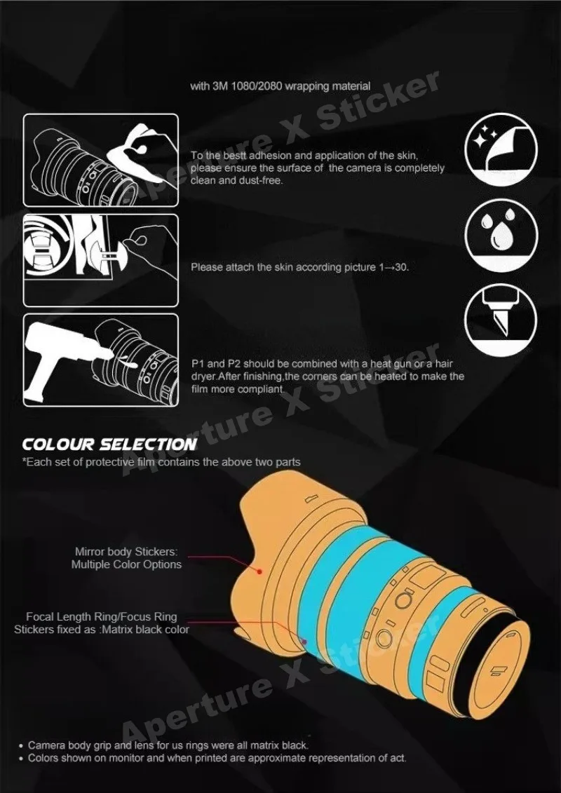 For Sony FE 600mm F4 GM OSS Lens ( SEL600F40GM ) Sticker Anti-Scratch Coat Wrap Protective Film Body Protector Decal Skin