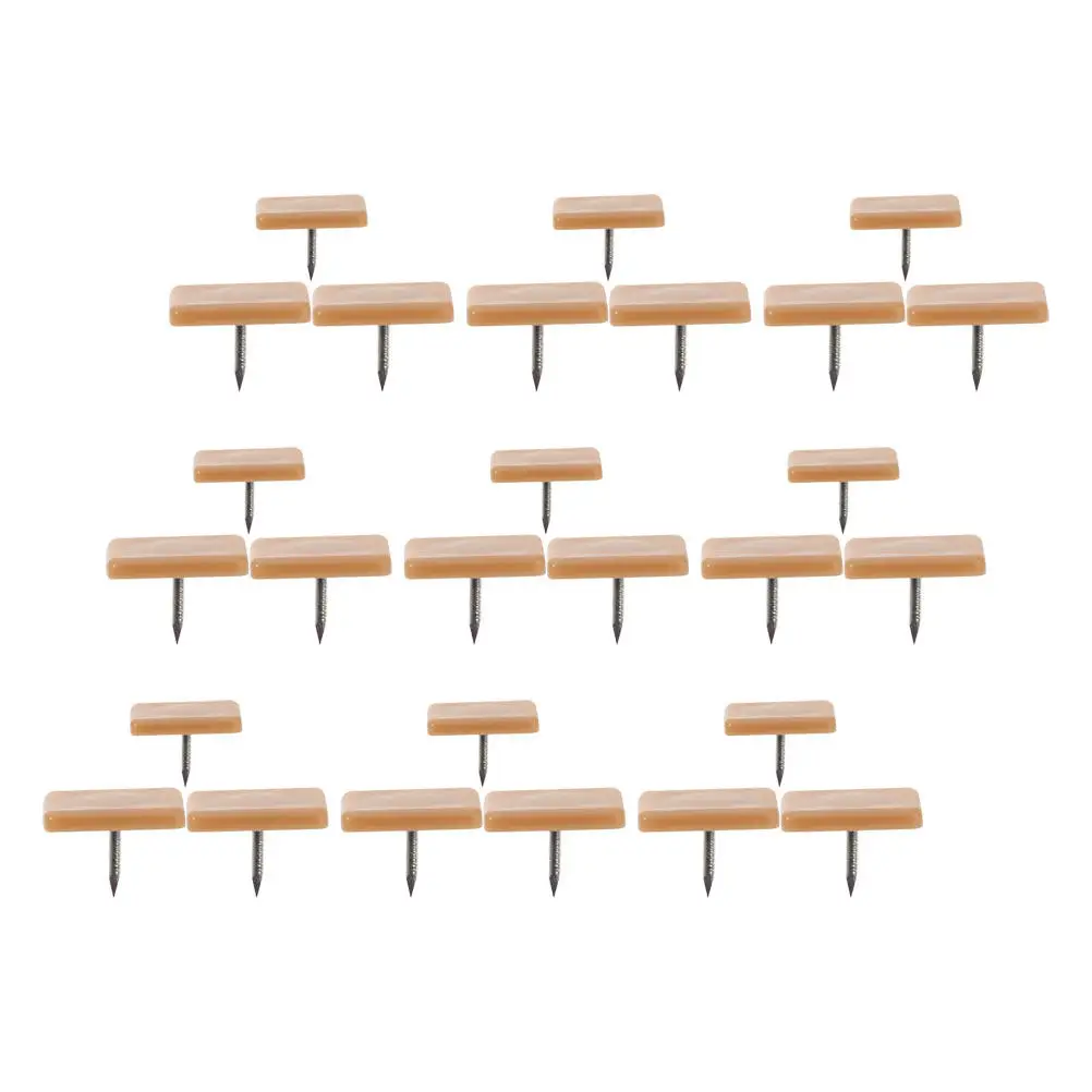30Pcs Plastic Drawer Glides Slides Tack-on Furniture Leg Sliders for Dressers Cabinets Tables Noise Reduction Heavy Duty Smooth