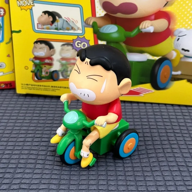 

Shinchan динамическая новая жизнь Заводная слепая коробка мобильная кукла модная игрушка фигурка украшение для рабочего стола орнамент подарок на день рождения
