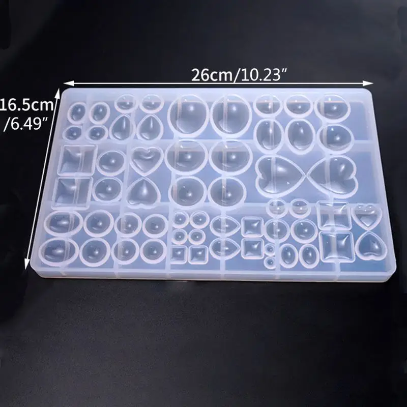 Stampi in resina epossidica UV con pendente Stampi in silicone per gioielli fai-da-te multi-forma 124A