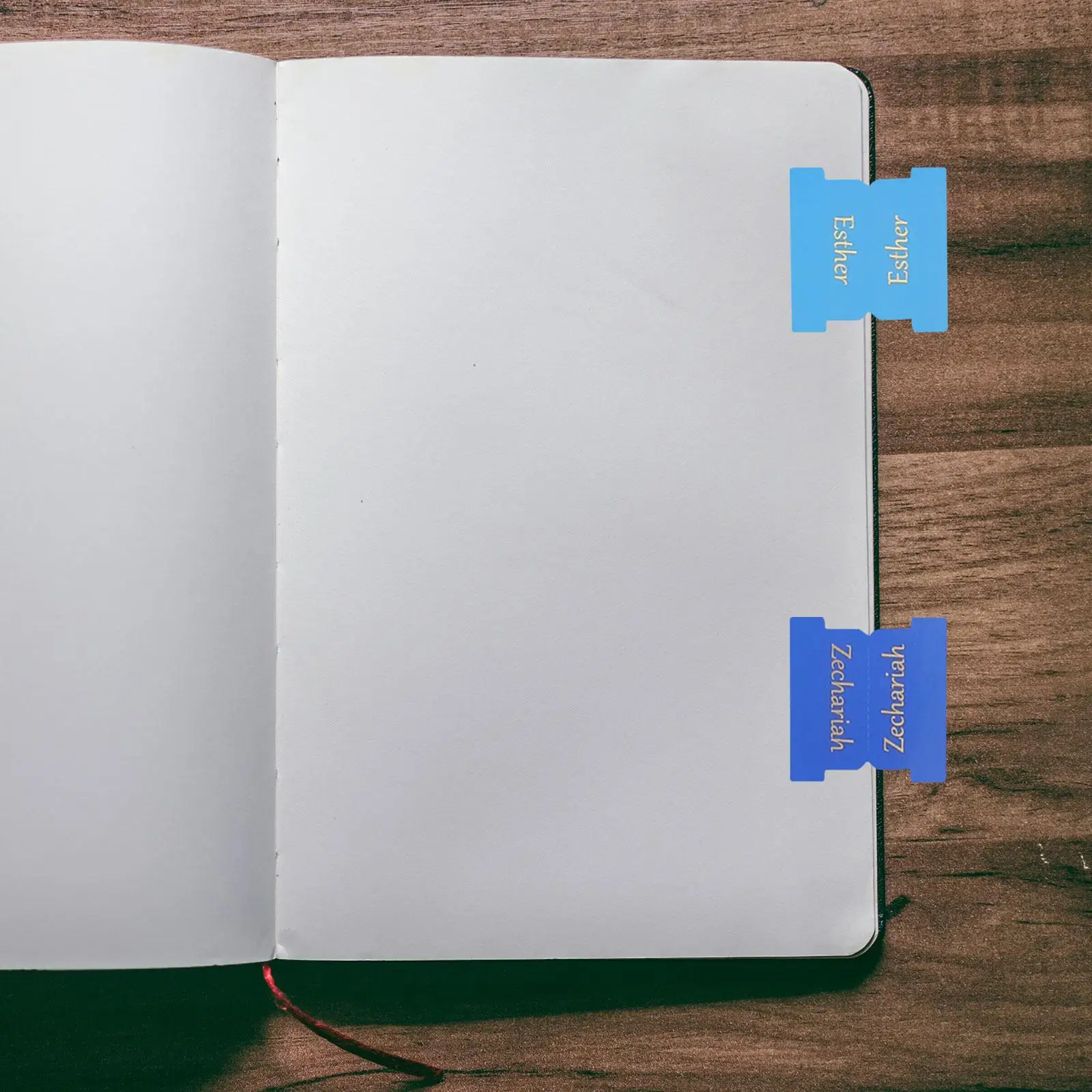 6 Sheets Blue Planner Stickers Month Tabs For Index Labels Book Page Adhesive Monthly Planner Tabs Note Pad Mini Calendar Tabs