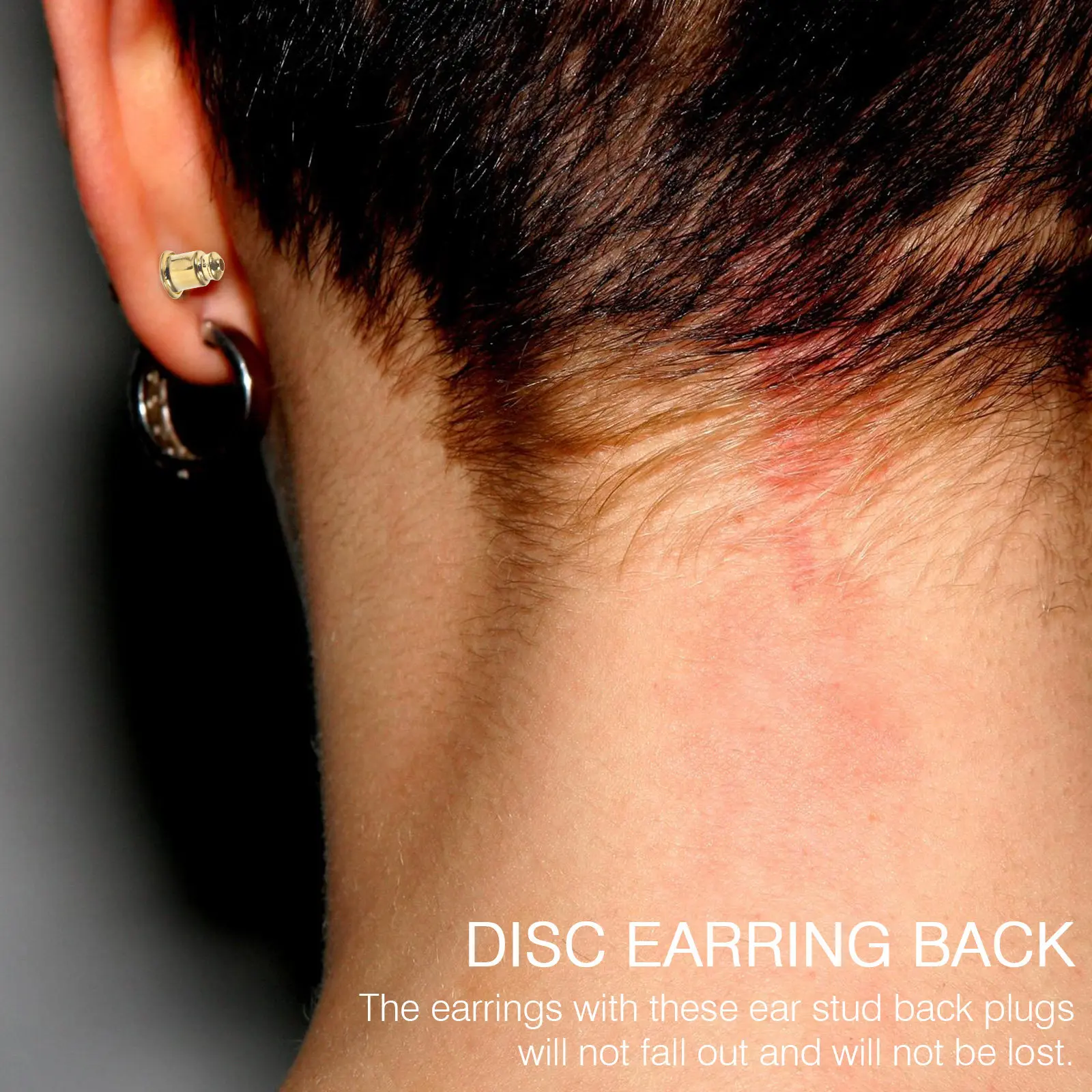 

50pcs Copper Earring Backs For Studs Antislip Earring Findings Diy Accessories Replacement Parts Jewelry Making Kit Ear Backs