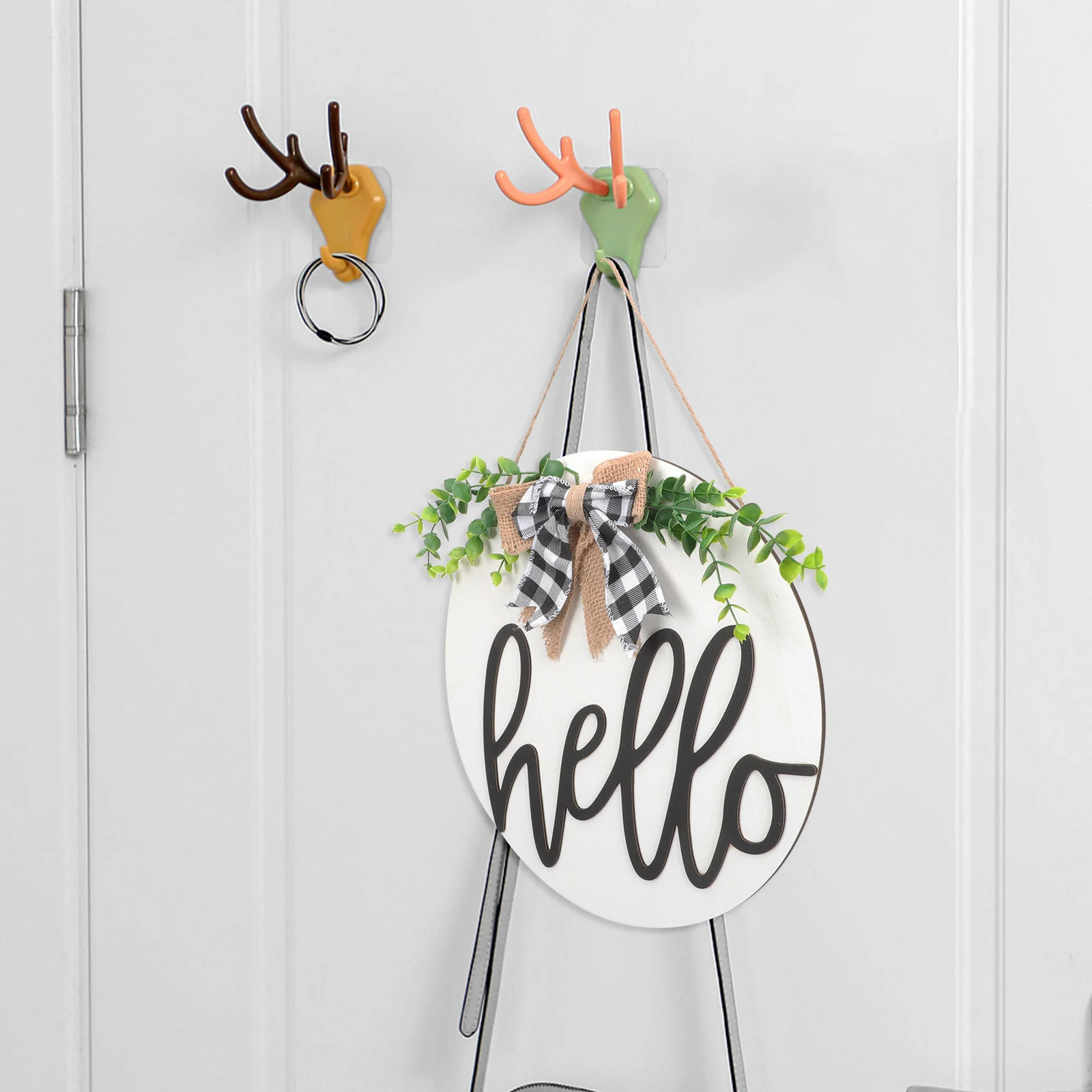 

Wooden Board Wall Hanging Ornament For Indoor Outdoor Decor Home Garden Door Sign Craft Art Party Decoration