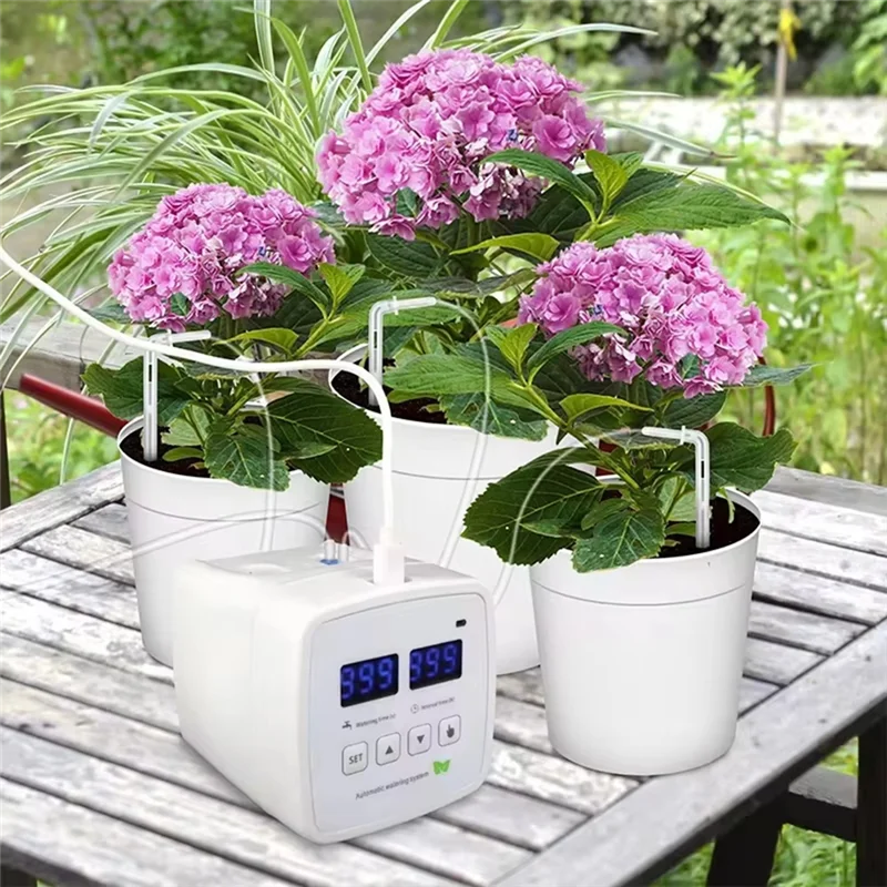 AT02-Garden Self-Watering Pump Garden Terrace Drip Irrigation System Intelligent Irrigation Controller