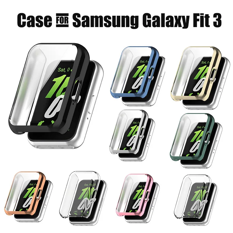 

Case for Samsung Galaxy Fit 3 Accessories 2024 All-around soft tpu Screen Protective Bumper for Samsung galaxy fit3 fit 3 cover