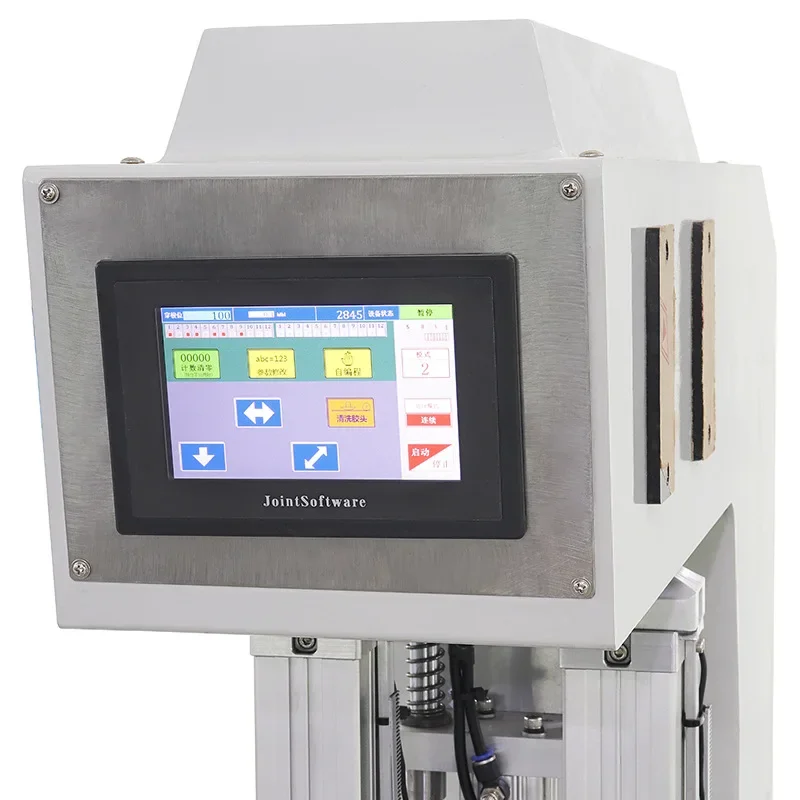 160 two-color oil basin plc independent rubber head shuttle pad machine, electronic gift shell logo pad