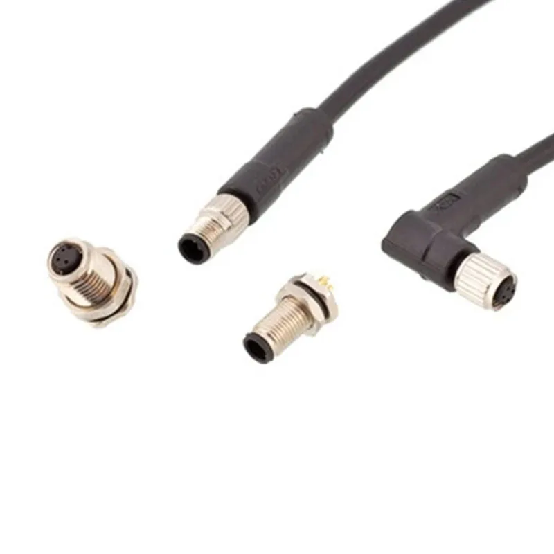 M5 3Pin 4Pin Waterproof IP67 Male Female Mobile Aviation Plug With 1m 2m 3m 5m 8m 10m 15m Cable Screw Thread Locking Connector