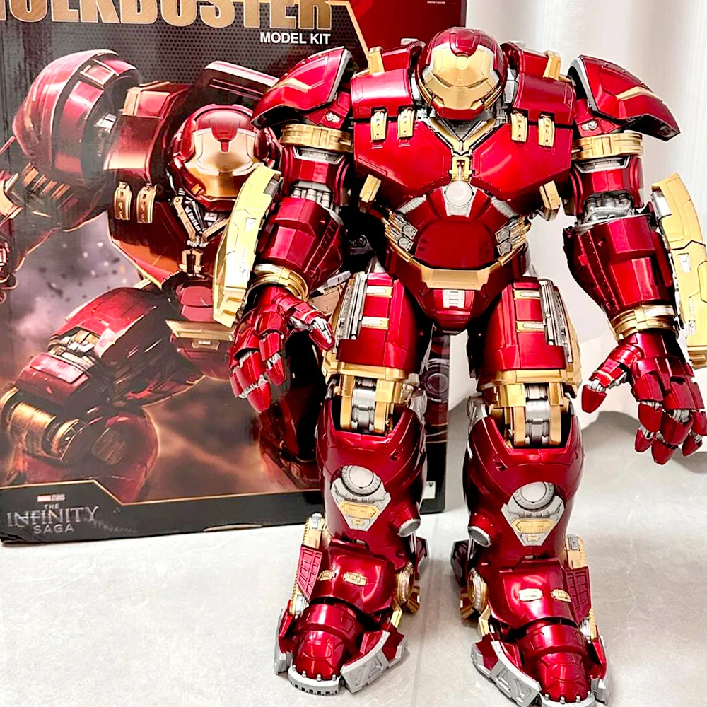 Original Fondjoy 1/7 Marvel Legends Iron Man Action Figure Mark Hulkooster Hulkbuster Armor Assembly Children Toys Birthday Gift