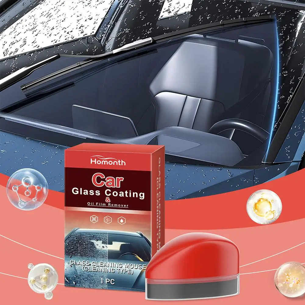 

Car Glass Oil Film Remover Glass Cleaning Board Compound Window Windshield Car Cleaner Tools Glass Clear Auto Coating Detai S4L1