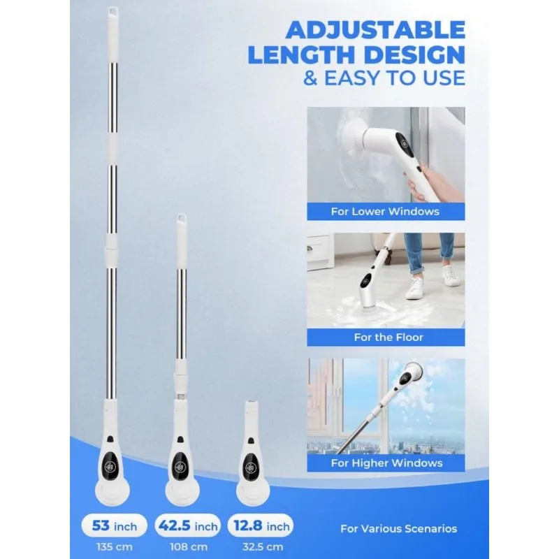 9 في 1 / 7 في 1، فرشاة تنظيف كهربائية، فرشاة تنظيف كهربائية، فرشاة آلية لاسلكية متعددة الوظائف