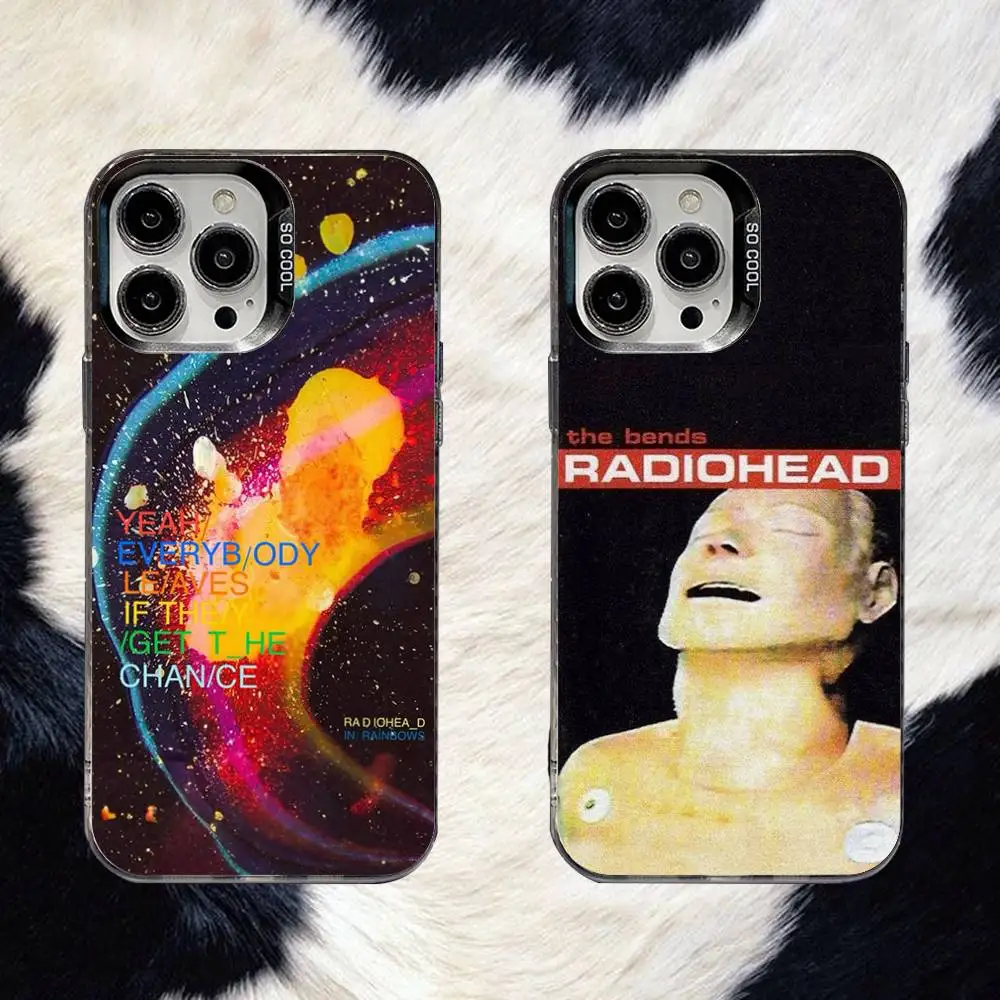 

R-Radiohead Pablo Honey Phone Case For iPhone 16,15,14,13,12,11,8,7,Pro,Max,Plus,Mini,XS,SE Anti Fall Black Matte Hard